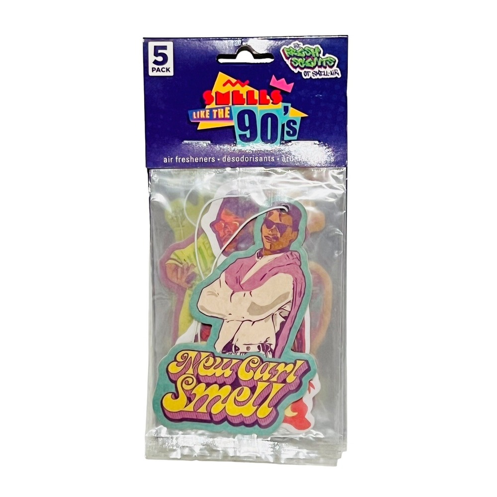 Mic Drop Smells Like The 90s - Fresh Scents Of Smell Air Freshener - 5 PK - New